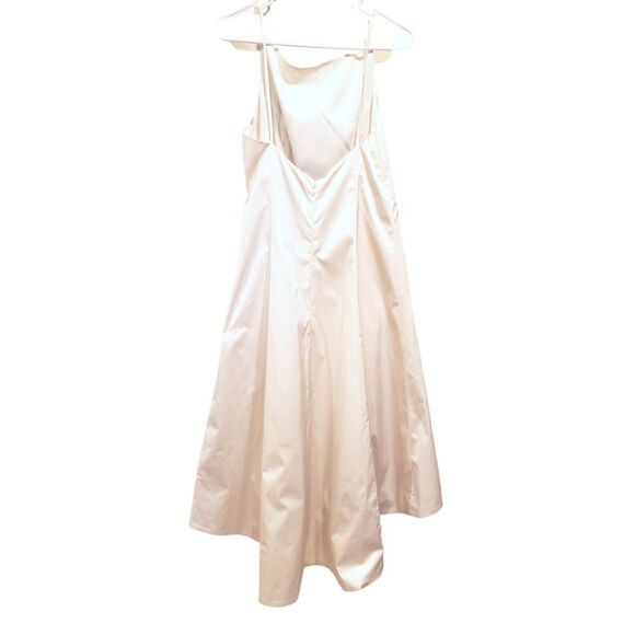 Ralph Lauren Minimalist Glam Quiet Luxury White High-Low Gown - Picture 5 of 16